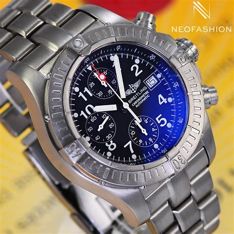 pre owned breitling super avenger|breitling chrono avenger e13360.